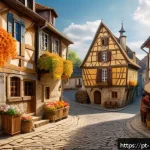 Home 18 디즈니 영화 촬영된 장소 - A picturesque medieval French village inspired by “Beauty and the Beast,” featuring charming half-ti...